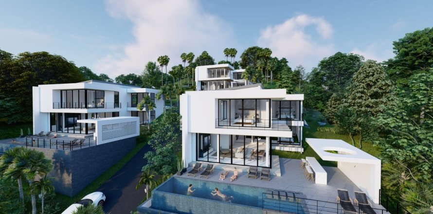 Chalet de 4 dormitorios en Ko Samui, Tailandia № 180178