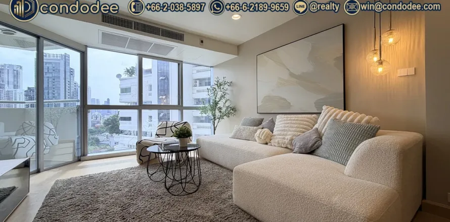 Condominio de 2 dormitorios en Watthana, Bangkok, Tailandia № 202305