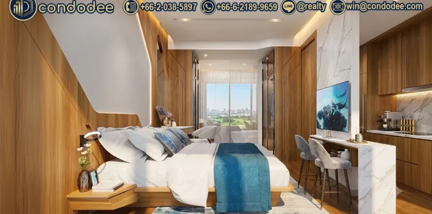Condominio de 2 dormitorios en Bangkok, Tailandia № 202299