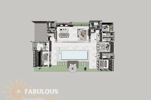 Chalet de 4 dormitorios en Bang Tao, Tailandia № 179461 - foto 9