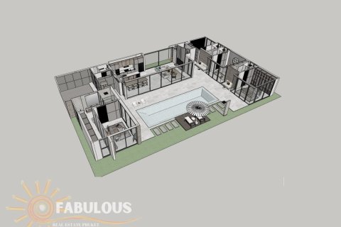 Chalet de 4 dormitorios en Bang Tao, Tailandia № 179461 - foto 8