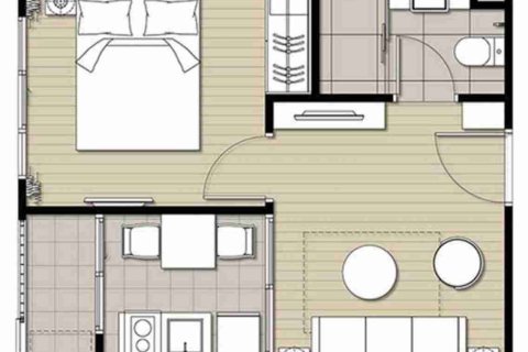 Condominio de 1 dormitorio en Bangkok, Tailandia № 184080 - foto 7