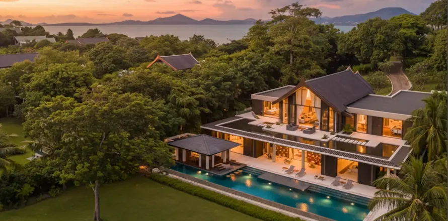 Chalet de 4 dormitorios en Pa Klok, Tailandia № 190576