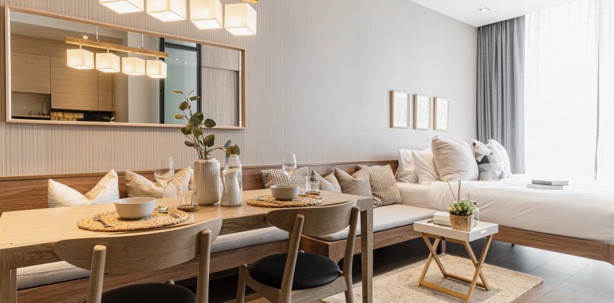 Condominio de 1 dormitorio en Bangkok, Tailandia № 143673