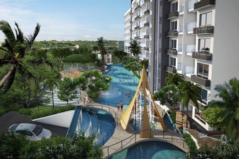 Condominio de 1 dormitorio en Jomtien Beach, Pattaya, Tailandia № 204466 - foto 2