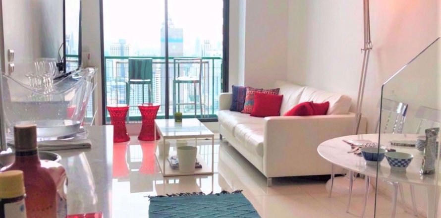 Duplex à Villa Asoke, Bangkok, Thaïlande 2 chambres № 51308