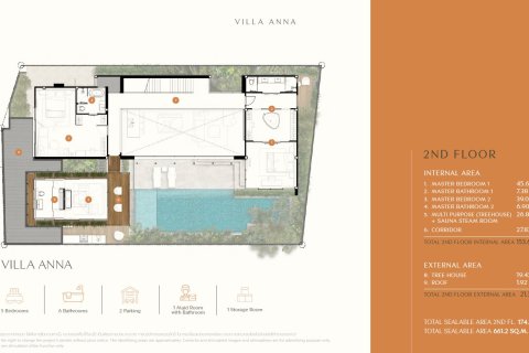 Chalet de 5 dormitorios en Bang Tao, Tailandia № 165088 - foto 17