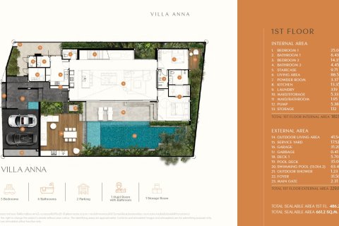 Chalet de 5 dormitorios en Bang Tao, Tailandia № 165088 - foto 16