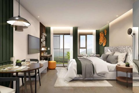 Condo à Phuket, Thaïlande, 1 chambre  № 203665