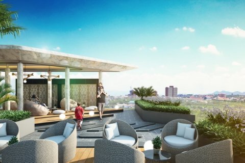 Condo à Bang Lamung, Thaïlande, 1 chambre  № 203590