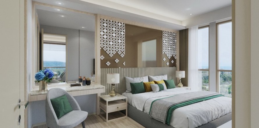 Condominio de 1 dormitorio en Phuket, Tailandia en The Ozone Lagunia Condominium № 59192