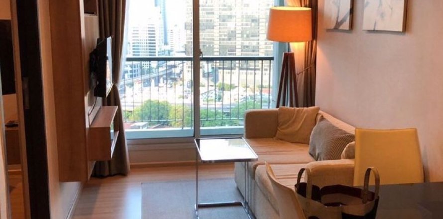 Eigentumswohnung in Bangkok, Thailand, 1 Schlafzimmer in Rhythm Sathorn - Narathiwas  № 51072
