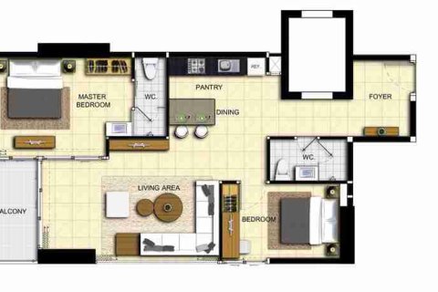 Condominio de 2 dormitorios en Pattaya, Tailandia № 184176 - foto 9