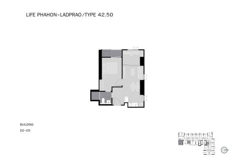 Condominio de 1 dormitorio en Lat Phrao, Bangkok, Tailandia № 166499 - foto 11