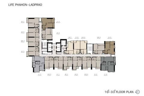 Condo à Lat Phrao, Bangkok, Thaïlande, 1 chambre № 166500 - photo 12