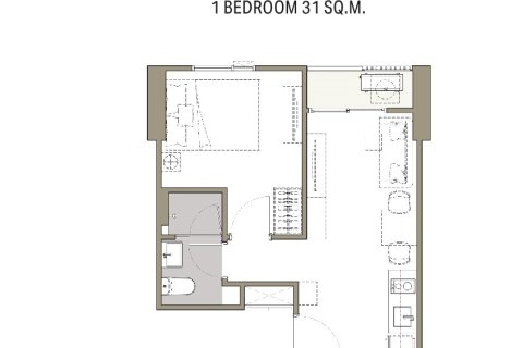 Condominio de 1 dormitorio en Sathon, Bangkok, Tailandia № 165210 - foto 12