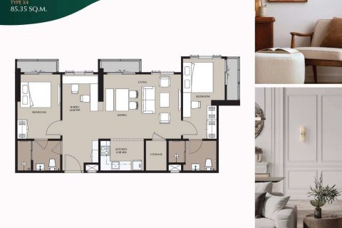 Condominio de 2 dormitorios en Sathon, Bangkok, Tailandia № 133704 - foto 21