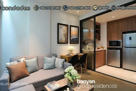 Condominio de 1 dormitorio en Bangkok, Tailandia № 202291 - foto 4