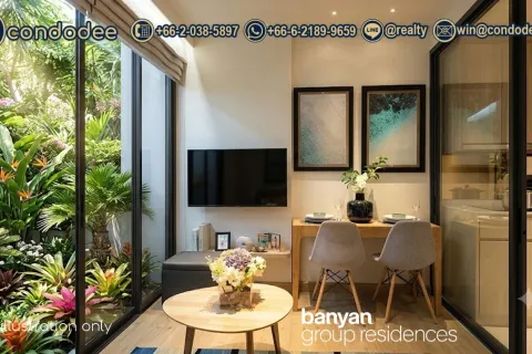 Condominio de 1 dormitorio en Bangkok, Tailandia № 202291