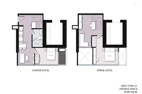 Condo à Bangkok, Thaïlande, 2 chambres № 166780 - photo 7