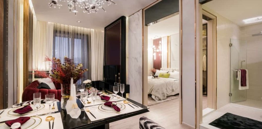 Condominio de 1 dormitorio en Phaya Thai, Bangkok, Tailandia № 166777