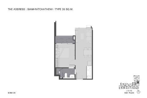 Condominio de 1 dormitorio en Phaya Thai, Bangkok, Tailandia № 166777 - foto 15