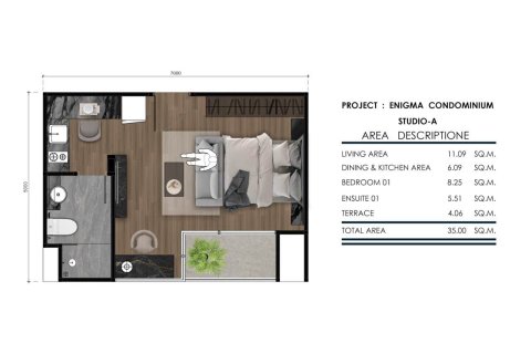 Estudio en el condominio en Rawai, Tailandia № 165772 - foto 9