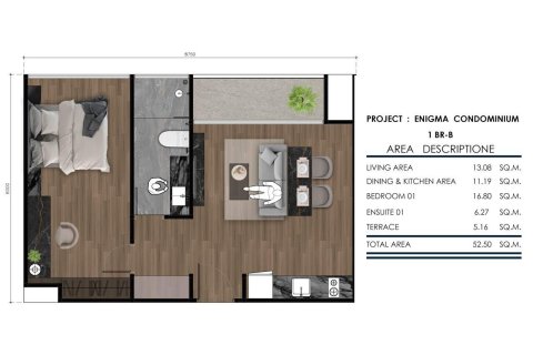Condominio de 1 dormitorio en Rawai, Tailandia № 165775 - foto 15