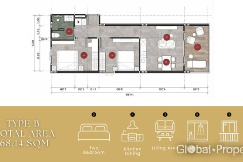 Condominio de 2 dormitorios en Ko Chang, Tailandia № 151048 - foto 5