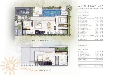 Chalet de 3 dormitorios en Naithon Beach, Tailandia № 179757 - foto 17