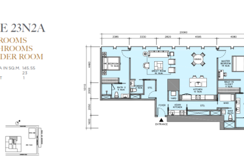 Condominio de 2 dormitorios en Bangkok, Tailandia № 181019 - foto 19