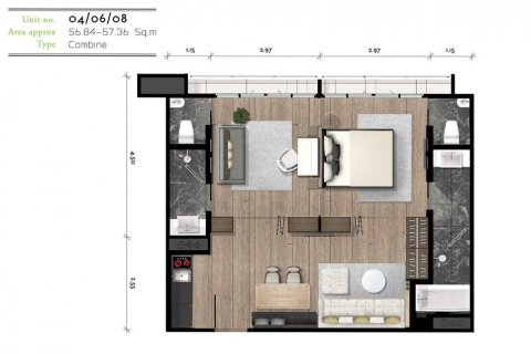 Condominio de 1 dormitorio en Bangkok, Tailandia № 144202 - foto 14