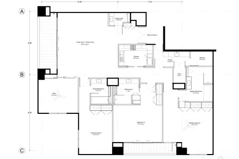 Eigentumswohnung in Bangkok, Thailand, 4 Schlafzimmer  № 201213 - Foto 2