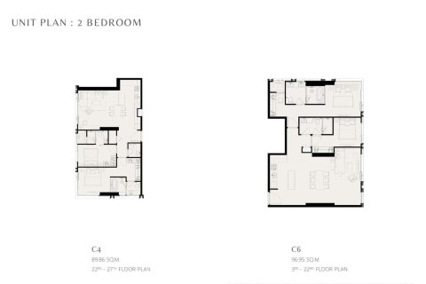Condo in Sathon, Bangkok, Thailand, 2 bedrooms № 166407 - photo 2