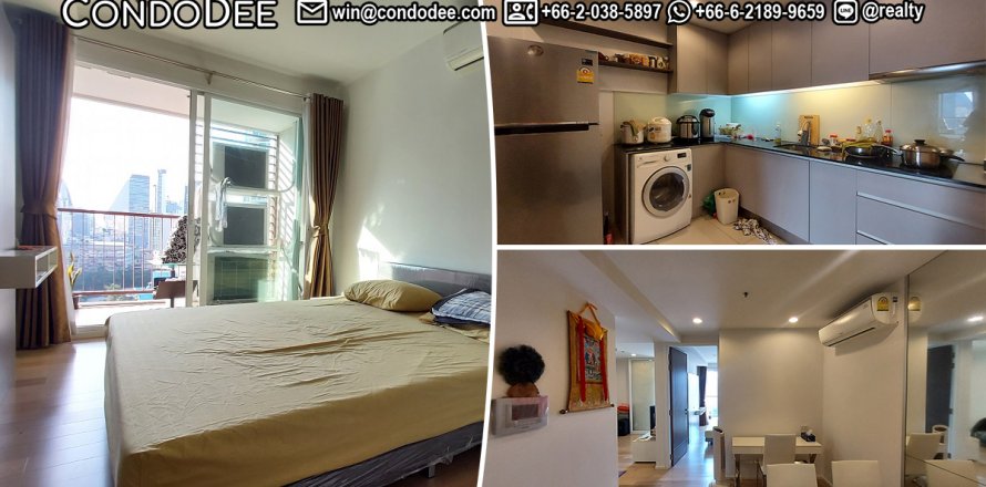 Condo à Watthana, Bangkok, Thaïlande, 2 chambres № 201054