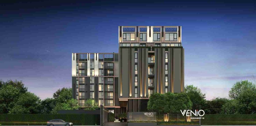 Estudio en el condominio en Bangkok, Tailandia № 183225