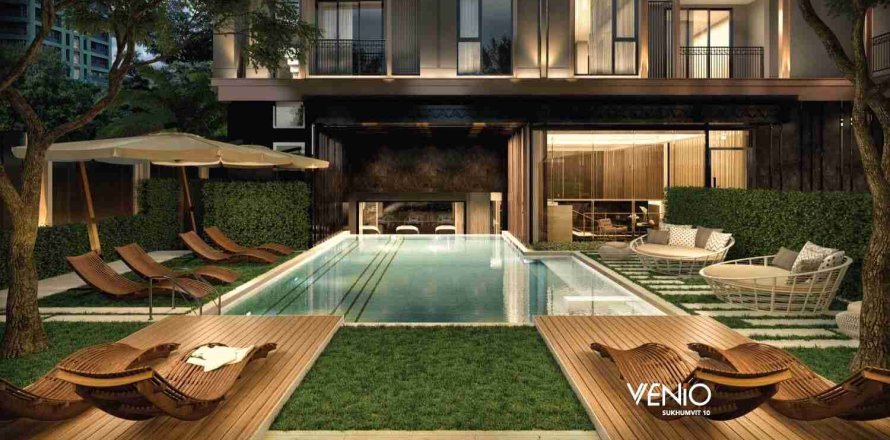 Condominio de 1 dormitorio en Bangkok, Tailandia № 183226