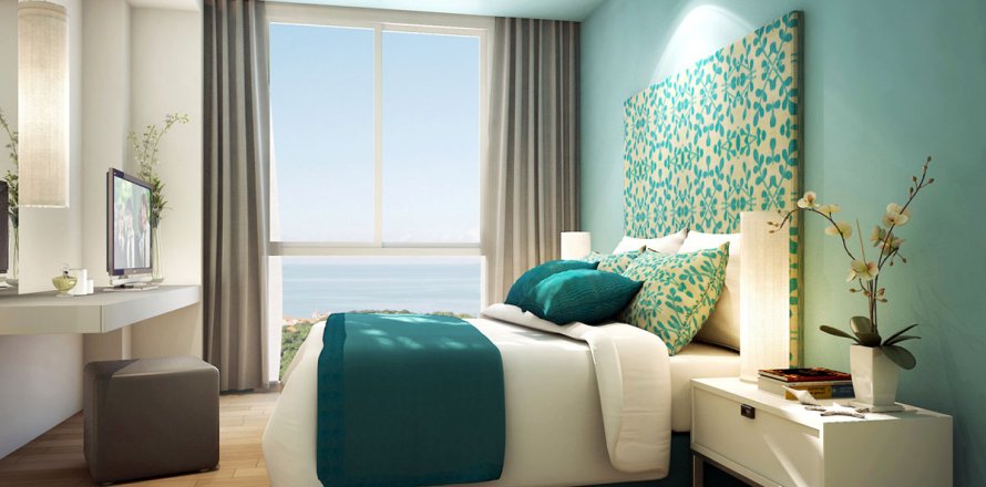Condominio de 1 dormitorio en Jomtien Beach, Pattaya, Tailandia № 204447
