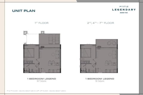 Condominio de 1 dormitorio en Bang Tao, Tailandia № 166124 - foto 14