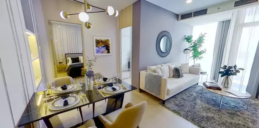 Condominio de 2 dormitorios en Khlong Toei, Bangkok, Tailandia № 138073