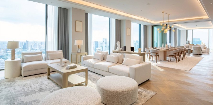 Ático de 3 dormitorios en Bangkok, Tailandia № 180438