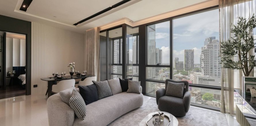 Condo à Bangkok, Thaïlande, 2 chambres № 209662