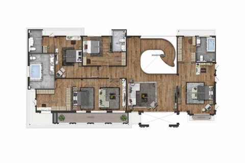 Chalet de 5 dormitorios en Bangkok, Tailandia № 165446 - foto 23