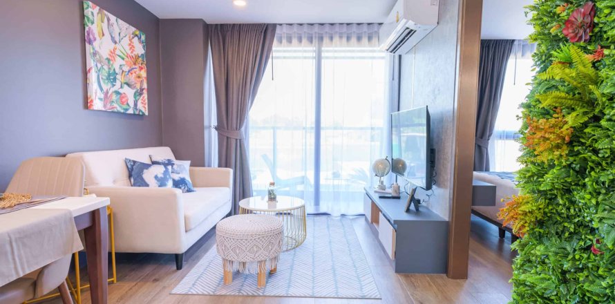 คอนโดมิเนียมในพัทยา, ประเทศไทย, 1 ห้องนอน № 166746