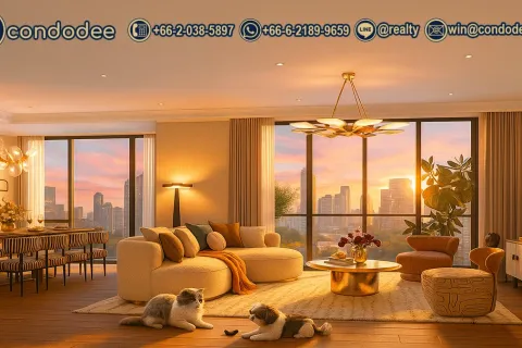 Condo in Watthana, Bangkok, Thailand, 3 bedrooms № 201124