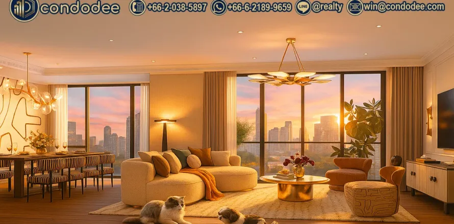 Condo in Watthana, Bangkok, Thailand, 3 bedrooms № 201124