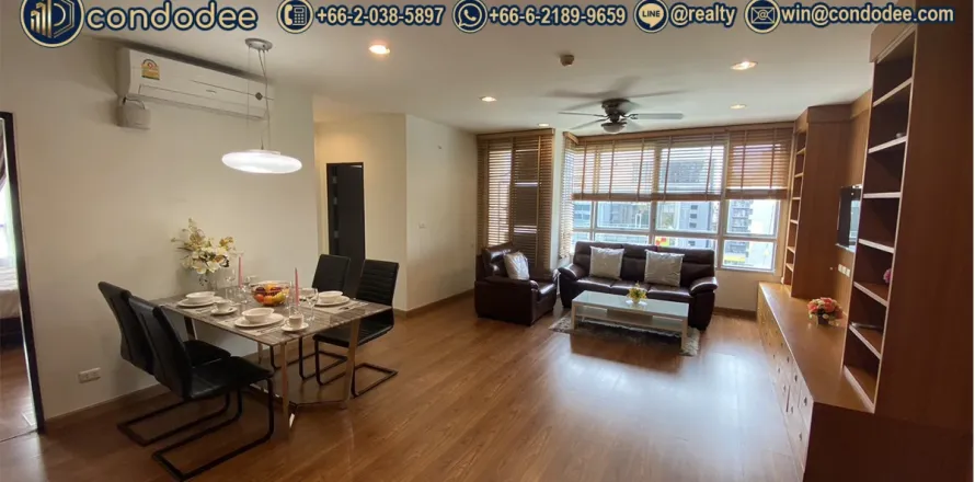 Condo à Watthana, Bangkok, Thaïlande, 2 chambres № 201126