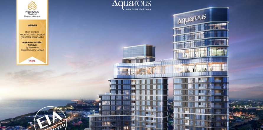 Estudio en el condominio en Pattaya, Tailandia № 157780