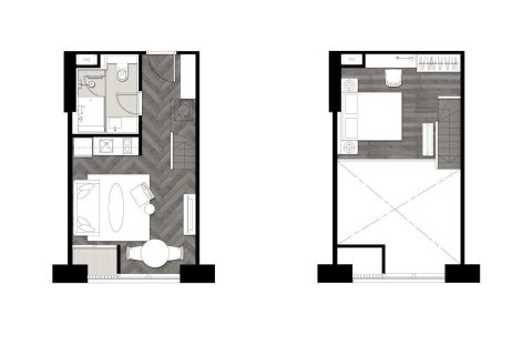 Condominio de 1 dormitorio en Bangkok, Tailandia № 157626 - foto 4