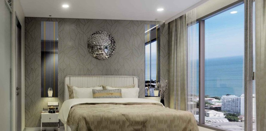 Apartamento de 1 dormitorio en Copacaban 2 Coral Reef Jomtien, Pattaya, Tailandia № 164968